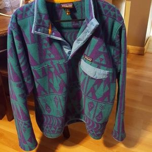 Patagonia synchilla fleece pullover.